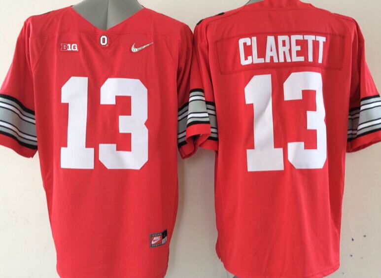 Men's Ohio State Buckeyes Maurice Clarett #13 Scarlet Jersey
